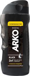 Гель-шампунь для мужчин Arko Men 2 в 1 Black, 260 мл