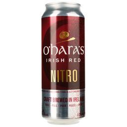 Пиво O'Hara's Irish Red Nitro, напівтемне, 4,3%, з/б, 0,44 л