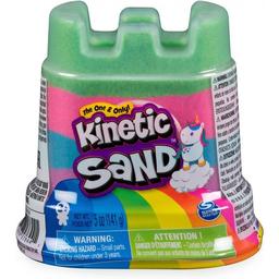 Песок для детского творчества Kinetic Sand Мини-крепость, зеленый (71477)