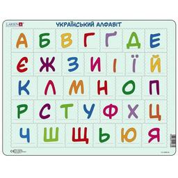 Пазл рамка-вкладыш Larsen Макси Украинский алфавит, 33 элемента (LS1333B-UA)