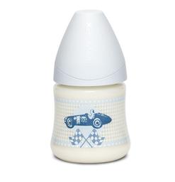 Пляшечка для годування Suavinex Історії малюків Автомобіль, 150 мл, блакитний (304379/1)