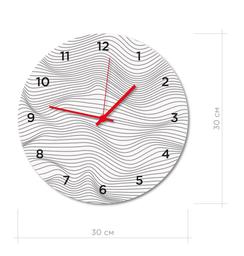 Настінний годинник Art-Life Collection, 30x30 см, білий (1 Pvh 2 30x30)