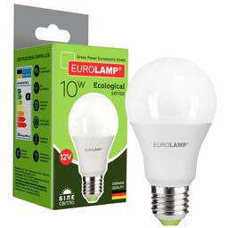 Світлодіодна лампа Eurolamp LED Ecological Series низьковольтна, A60, 10W, E27, 4000K, 12V (LED-A60-10274(12))