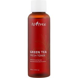 Тонер для жирної шкіри IsNtree Green Tea Fresh Toner, з зеленим чаєм, 200 мл