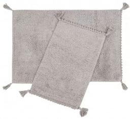 Набір килимків Irya Enmore A.gri 60х90см, 40х60 см, світло-сірий (svt-2000022266703)