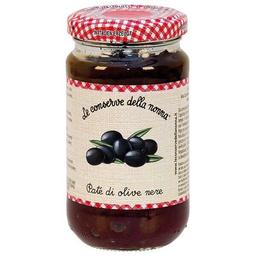 Паштет Le conserve della Nonna з чорних маслин 190 г (377704)