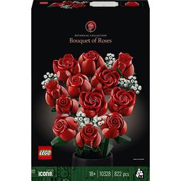 Конструктор LEGO Icons Букет троянд 822 деталі (10328)
