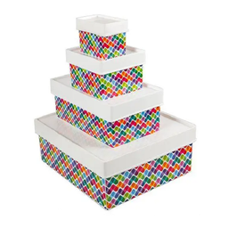 Набор коробок для хранения Qutu Q-Little Colorfull Array 4 в 1, разноцвет (набор 4 в 1 COLORFULL ARRAY)
