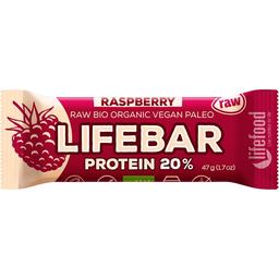 Батончик Lifefood Lifebar Малина протеїновий органічний 47 г