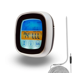 Электронный термометр для мяса Supretto, с дисплеем, серебристый (59820001)