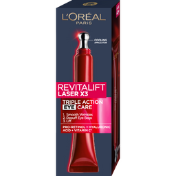 Крем для шкіри навколо очей L’Oréal Paris Revitalift Лазер х3 Регенеруючий глибокий догляд, 15 мл (A9200902)
