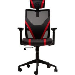 Геймерское кресло GT Racer черное с красным (X-6674 Black/Red)