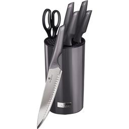 Набор ножей Berlinger Haus Metallic Line Carbon Pro Edition, серый (BH 2792)