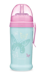Пляшка для води та напоїв Canpol babies Butterfly, 350 мл (56/515_tur)