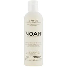 Зміцнюючий шампунь для волосся Noah Hair з чорним перцем і м`ятою, 250 мл (107387)