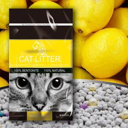 Бентонитовый наполнитель для кошачьего туалета Tiger Pet с ароматом лимона, 5 л