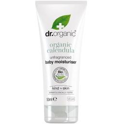 Дитячий крем Dr.Organic Calendula Baby Moisturiser з органічною календулою, зволожувальний 50 мл