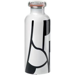 Термос-бутылка Guzzini On the go, 500 мл, белый с черным (1167D952)