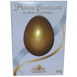 Шоколадное яйцо Gut Springenheide из пралине золото 50 г