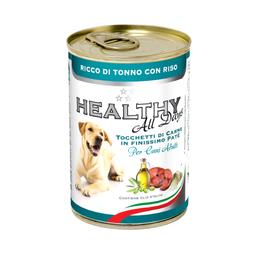 Вологий корм для собак Healthy All Days, з тунцем і рисом, 400 г
