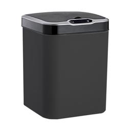 Ведро для мусора сенсорное квадратное Jah с внутренним ведром, 15 л, 25×25×32 см, черное (JAH6511black)