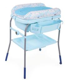 Пеленальный столик с ванночкой Chicco Cuddle&Bubble, голубой (79348.86)