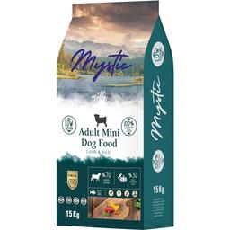 Сухий корм для дорослих собак малих порід Mystic з ягням та рисом, 15 кг