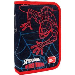 Пенал жесткий Yes HP-03 Marvel Spiderman, 13х21х3 см, черный с красным (533141)