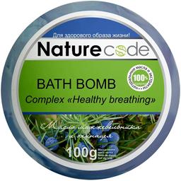 Бомбочка для ванн Nature Code Сomplex Healthy Breathing 100 г
