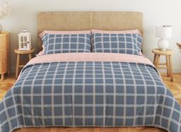 Комплект постельного белья ТЕП Soft dreams Wonderful Life двуспальный серый с розовым (2-03858_26055)