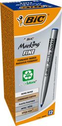 Маркер перманентный BIC Marking Fine Eco, 1,1 мм, синий, 12 шт. (8209012)