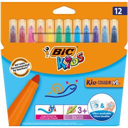 Фломастеры BIC Kid Couleur XL, 12 цветов (8289662)