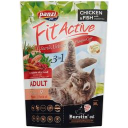 Сухой корм для кошек FitActive Cat Adult 3in1, 300 г