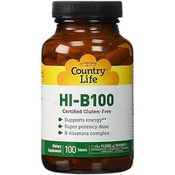 Витаминный комплекс Country Life Hi-B-100 100 таблеток