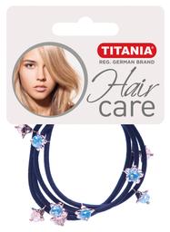 Набор резинок для волос Titania корона, черные, 2 шт. (8168)