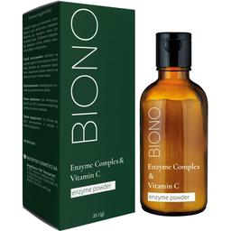 Ензимна пудра для вмивання обличчя Biono з вітаміном С, 35 мл (4820267050435)