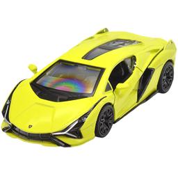 Автомодель TechnoDrive Lamborghini Sian, 1:32, желтая (250346U)