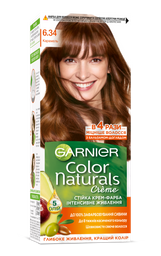 Краска для волос Garnier Color Naturals, тон 6.34 (Карамель), 110 мл (C4431926)