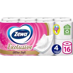 Туалетная бумага Zewa Exclusive Ultra Soft четырехслойная 16 рулонов