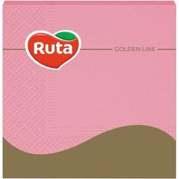 Серветки Ruta, тришарові, 33х33 см, 20 шт., світло-рожеві