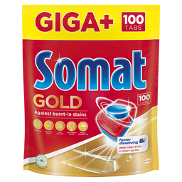 Таблетки для посудомоечных машин Somat Gold Giga, 100 шт.
