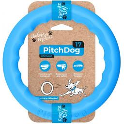 Кольцо для апортировки PitchDog 17, 17 см, голубой (62362)