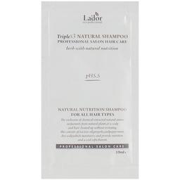 Безсульфатный органический шампунь La'dor Triplex3 Natural, 10 мл