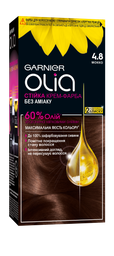 Фарба для волосся Garnier Olia, відтінок 4.8 (мокко), 112 мл (C6550700)