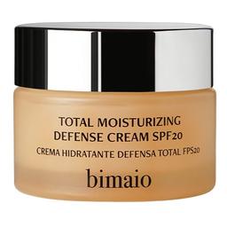 Зволожуючий захисний крем для обличчя Bimaio Total Moisturizing Defense Cream SPF20, 50 мл