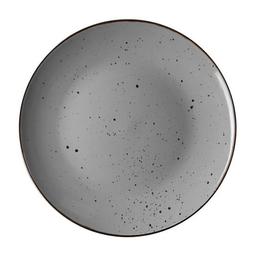 Тарілка обідня Ardesto Bagheria Grey, 27 см, сірий (AR2926GREY)