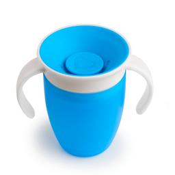 Чашка непроливная Munchkin Miracle 360 с ручками, 207 мл, голубой (01209401.01)