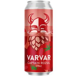Пиво Varvar Captain Rozsil, светлое, 5%, ж/б, 0,33 л