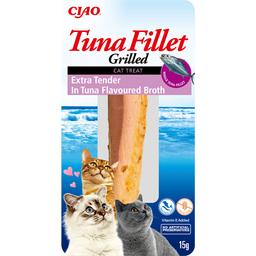 Ласощі для котів Inaba Ciao Grilled ніжне філе тунця на грилі в бульйоні з тунця 15 г