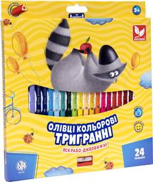 Карандаши цветные Школярик, с точилкой, 24 цвета (312110003-UA)